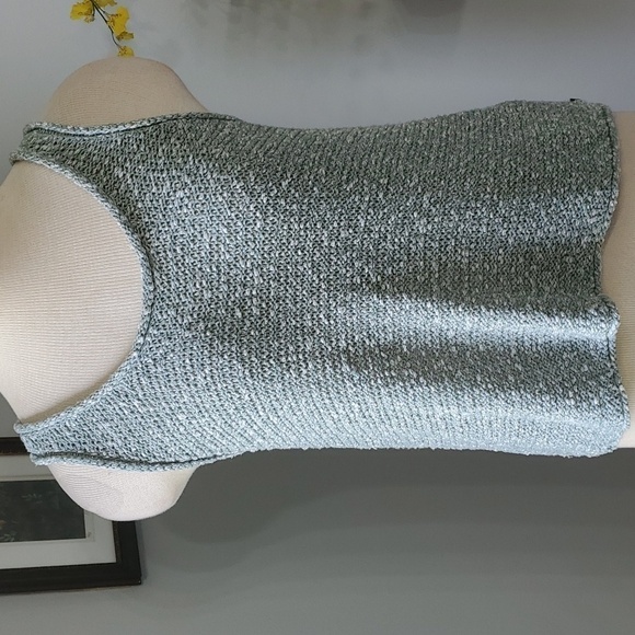 ROXY, green tank top size medium. Variegated green white knit. Size medi… - Picture 1 of 10